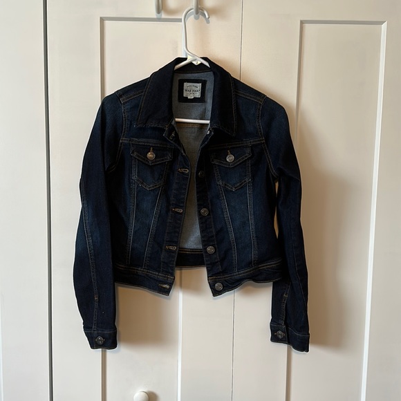 basic denmin Jackets & Blazers - Basic Denim Wax Jean Jacket